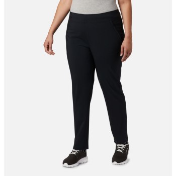 Columbia Back Beauty II Slim Plus Size, Pantalones Negros Para Mujer | 926857-XSD